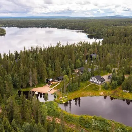 Loma-asunnot Ruka, Riversidevilla With Sauna, Fireplace, Terrace, Wifi, Aurora, Swimming Ruka