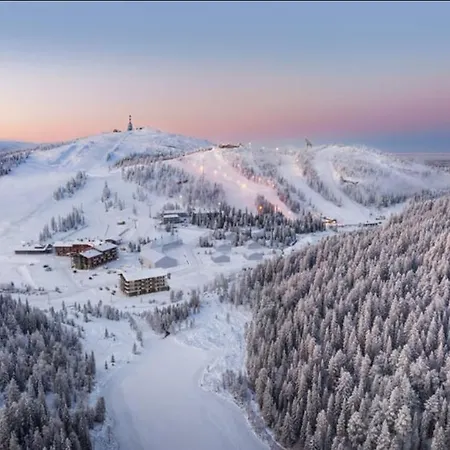 Loma-asunnot Ruka, Riversidevilla With Sauna, Fireplace, Terrace, Wifi, Aurora, Swimming *