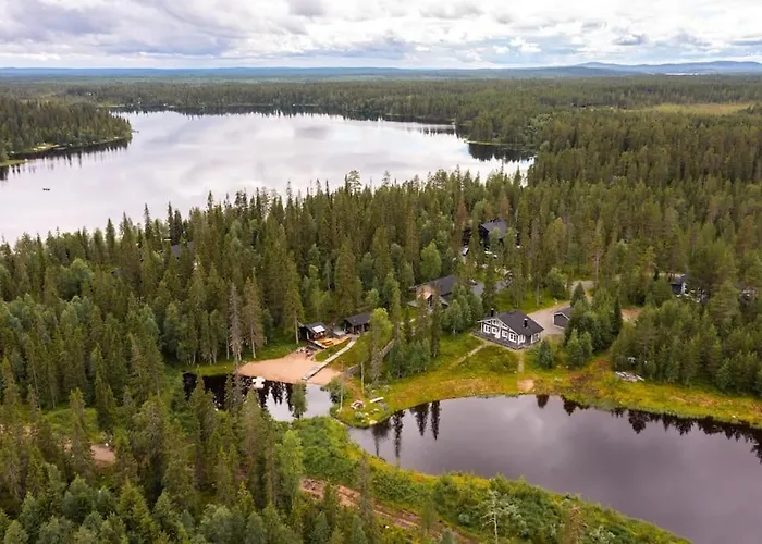 Hébergement de vacances Ruka, Riversidevilla With Sauna, Fireplace, Terrace, Wifi, Aurora, Swimming Ruka