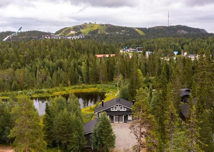 Hébergement de vacances Ruka, Riversidevilla With Sauna, Fireplace, Terrace, Wifi, Aurora, Swimming Ruka