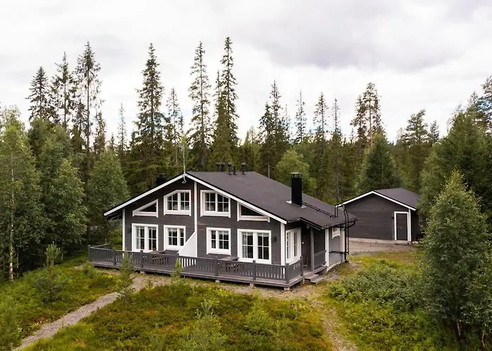 Ruka, Riversidevilla With Sauna, Fireplace, Terrace, Wifi, Aurora, Swimming