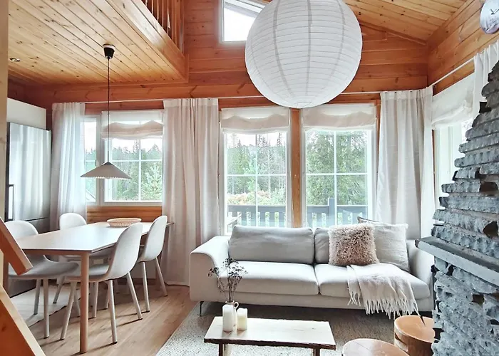 Hébergement de vacances Ruka, Riversidevilla With Sauna, Fireplace, Terrace, Wifi, Aurora, Swimming *