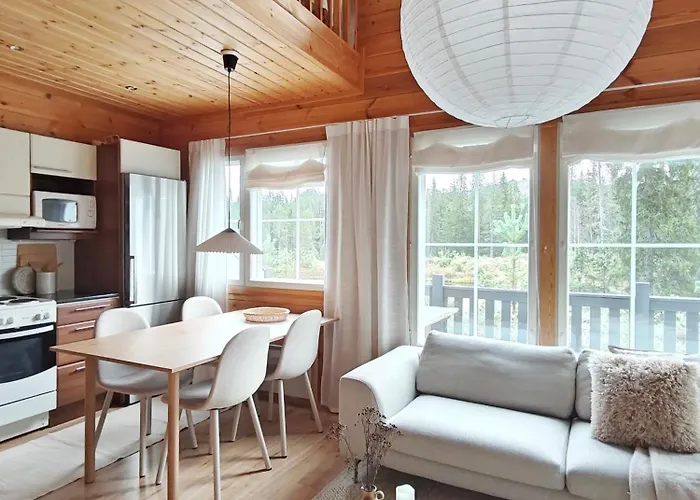 Hébergement de vacances Ruka, Riversidevilla With Sauna, Fireplace, Terrace, Wifi, Aurora, Swimming Ruka