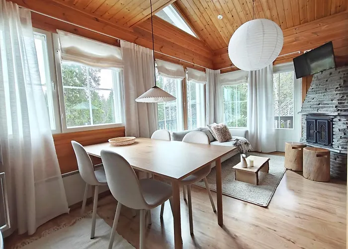 Ruka, Riversidevilla With Sauna, Fireplace, Terrace, Wifi, Aurora, Swimming Hébergement de vacances *