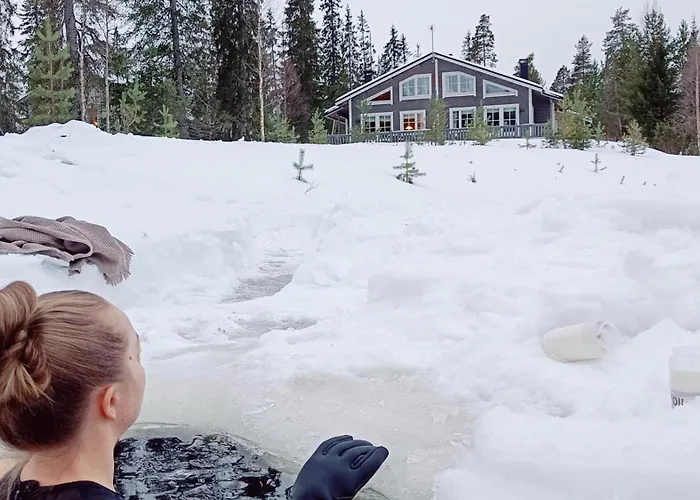 Ruka, Riversidevilla With Sauna, Fireplace, Terrace, Wifi, Aurora, Swimming Ruka