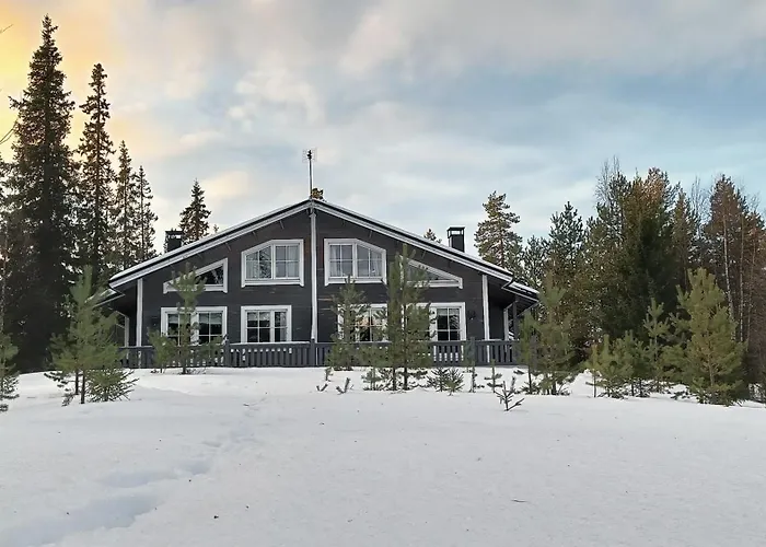 Ruka, Riversidevilla With Sauna, Fireplace, Terrace, Wifi, Aurora, Swimming 度假居 *